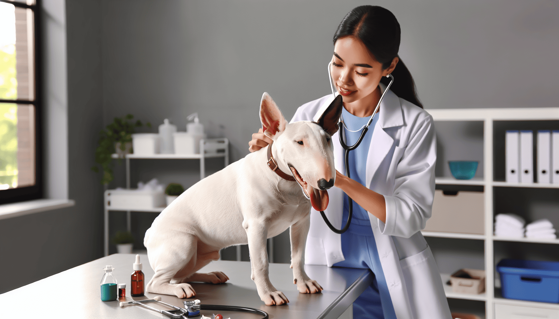 image showing miniature bull terrier health