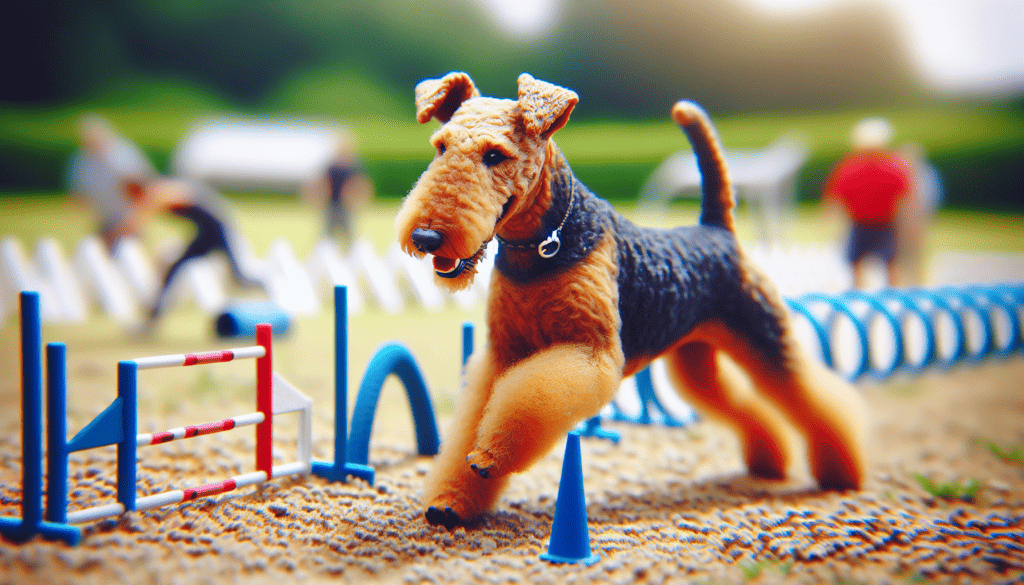 image showing Airedale_Terrier_exercise