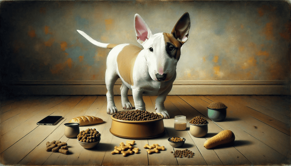 image showing miniature bull terrier diet