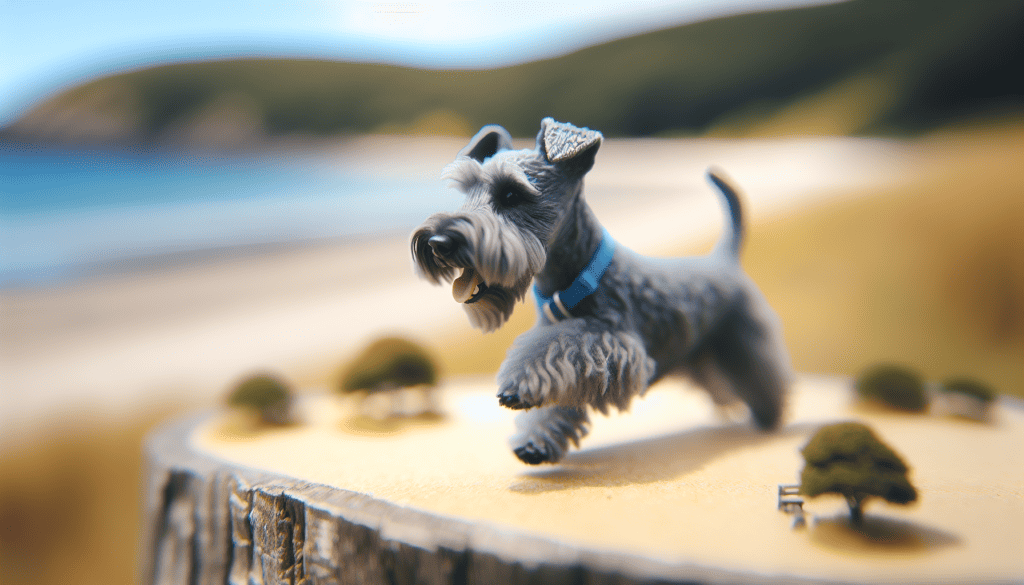 image showing Kerry_Blue_Terrier_exercise